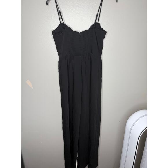 Wilfred Aritzia Fable Bustier Lined Bodice Jumpsuit in Black Womens Size 6 - Picture 6 of 7